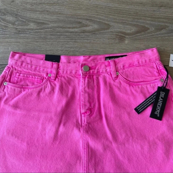 NWT Blank NYC A-LINE DENIM SKIRT - Picture 5 of 11